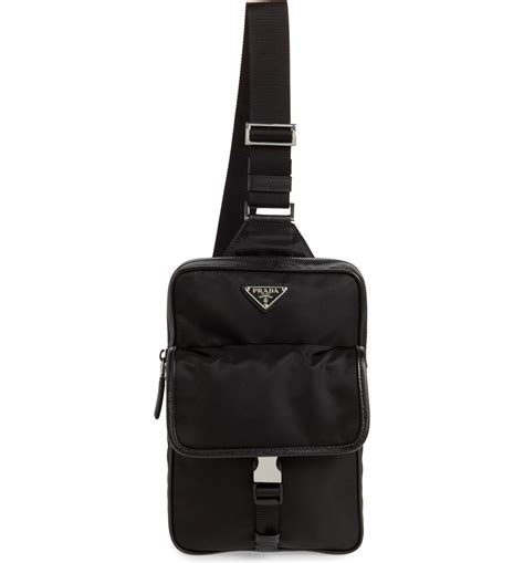 bloomingdales prada backpack|Prada nylon sling bags.